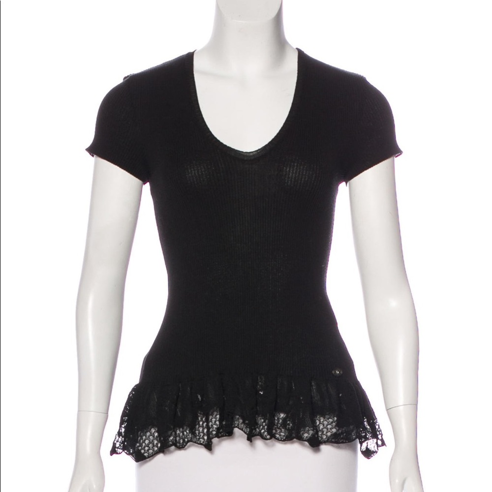 Chanel Rib Knit Top.  Sold on Tradesy
